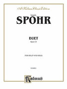 Cover icon of Duet, Op. 13 (COMPLETE) sheet music for violin and viola by Louis Spohr, classical score, intermediate duet