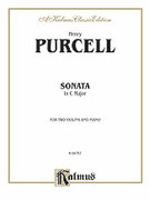 Cover icon of Sonata in C Major (COMPLETE) sheet music for two violins, cello and piano by Henry Purcell, classical score, intermediate skill level