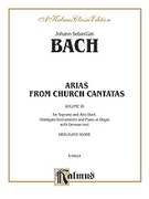 Cover icon of Soprano and Alto Arias, Volume III (COMPLETE) sheet music for voice and piano by Johann Sebastian Bach, classical score, intermediate skill level