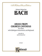 Cover icon of Tenor Arias, Volume III (COMPLETE) sheet music for voice and piano by Johann Sebastian Bach, classical score, intermediate skill level
