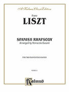 Cover icon of Spanish Rhapsody (COMPLETE) sheet music for two pianos, four hands by Franz Liszt, classical score, easy/intermediate duet