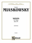 Cover icon of Sonata in F Major, Op. 84 (COMPLETE) sheet music for piano solo by Nicolai Miaskowsky, classical score, intermediate skill level