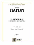 Cover icon of Piano Trios, Volume I (COMPLETE) sheet music for piano trio by Franz Joseph Haydn, classical score, intermediate skill level