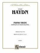 Cover icon of Piano Trios, Volume II (COMPLETE) sheet music for piano trio by Franz Joseph Haydn, classical score, intermediate skill level