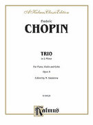 Cover icon of Trio in G Minor, Op. 8 (COMPLETE) sheet music for piano trio by Frdric Chopin, classical score, intermediate skill level
