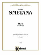 Cover icon of Trio in G Minor, Op. 15 (COMPLETE) sheet music for piano trio by Bedrich Smetana, classical score, intermediate skill level