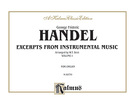Cover icon of Extracts from Instrumental Music, Volume I (COMPLETE) sheet music for organ solo by George Frideric Handel, classical score, easy/intermediate skill level