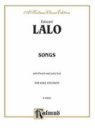 Cover icon of Songs for Voice and Piano (COMPLETE) sheet music for voice and piano by douard Lalo, classical score, intermediate skill level
