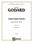 Cover icon of Four Piano Solos (COMPLETE) sheet music for piano solo by Benjamin Godard, classical score, intermediate skill level