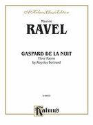 Cover icon of Gaspard de la Nuit (COMPLETE) sheet music for piano solo by Maurice Ravel, classical score, intermediate skill level