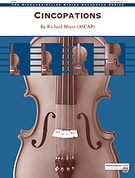 Cover icon of Cincopations sheet music for string orchestra (full score) by Richard Meyer, intermediate skill level