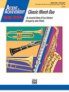 Cover icon of Classic March Duo (COMPLETE) sheet music for concert band by Jeremiah Clarke and Franz Schubert, classical score, beginner skill level