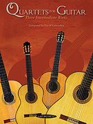 Cover icon of Quartets for Guitar: Three Intermediate Works (COMPLETE) sheet music for guitar solo by David Crittenden, intermediate skill level