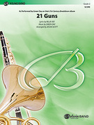 Cover icon of 21 Guns sheet music for concert band (full score) by Green Day, easy skill level