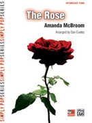 Cover icon of The Rose (from ), (from The Rose) sheet music for piano solo by Amanda McBroom and Dan Coates, intermediate skill level