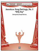 Cover icon of American Song Settings, No. 1 (COMPLETE) sheet music for concert band by Anonymous and Joseph Kreines, easy skill level