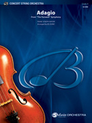 Cover icon of Adagio (COMPLETE) sheet music for string orchestra by Franz Joseph Haydn and Ed Zunic, classical score, intermediate skill level