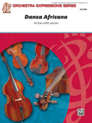 Cover icon of Danza Africana sheet music for string orchestra (full score) by Victor Lpez, easy skill level