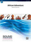 Cover icon of African Adventure sheet music for string orchestra (full score) by Robert Sheldon, easy skill level