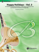 Cover icon of Happy Holidays---Vol. 3 (COMPLETE) sheet music for concert band by Anonymous, intermediate skill level
