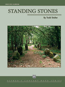 Cover icon of Standing Stones sheet music for concert band (full score) by Todd Stalter, intermediate skill level