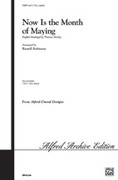Cover icon of Now Is the Month of Maying sheet music for choir (SSA, a cappella) by Thomas Morley and Russell Robinson, intermediate skill level