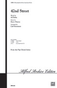 Cover icon of 42nd Street sheet music for choir (SATB: soprano, alto, tenor, bass) by Harry Warren and Al Dubin, intermediate skill level