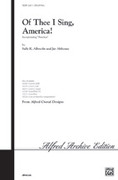 Cover icon of Of Thee I Sing, America! sheet music for choir (SAB: soprano, alto, bass) by Sally K. Albrecht and Jay Althouse, intermediate skill level