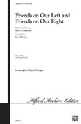 Cover icon of Friends on Our Left and Friends on Our Right sheet music for choir (2-Part) by Sally K. Albrecht and Jay Althouse, intermediate skill level
