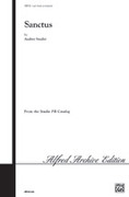 Cover icon of Sanctus sheet music for choir (3-Part Mixed) by Audrey Snyder, intermediate skill level