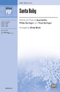 Cover icon of Santa Baby sheet music for choir (SAB: soprano, alto, bass) by Joan Javits, intermediate skill level