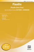 Cover icon of Plaudite sheet music for choir (2-Part) by Victor Johnson and Victor Johnson, intermediate skill level