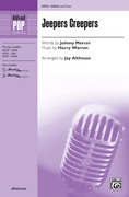 Cover icon of Jeepers Creepers sheet music for choir (SSAA: soprano, alto) by Harry Warren, Johnny Mercer and Jay Althouse, intermediate skill level