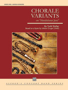 Cover icon of Chorale Variants (COMPLETE) sheet music for concert band by Todd Stalter and Johann Cruger, intermediate skill level