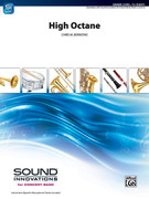 Cover icon of High Octane sheet music for concert band (full score) by Chris M. Bernotas, intermediate skill level