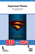 Cover icon of Superman Theme (COMPLETE) sheet music for marching band by John Williams and Michael Story, intermediate skill level