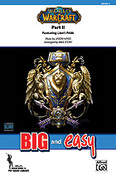 Cover icon of World of Warcraft, Part II sheet music for marching band (full score) by Anonymous and Michael Story, intermediate skill level