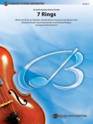 Cover icon of 7 Rings sheet music for string orchestra (full score) by Tayla Parx and Ariana Grande, intermediate skill level