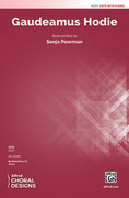 Cover icon of Gaudeamus Hodie sheet music for choir (SATB: soprano, alto, tenor, bass) by Sonja Poorman, intermediate skill level