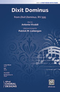 Cover icon of Dixit Dominus sheet music for choir (3-Part Mixed) by Antonio Vivaldi and Patrick Liebergen, intermediate skill level