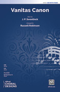 Cover icon of Vanitas Canon sheet music for choir (SAB: soprano, alto, bass) by J. P. Sweelinck and Russell Robinson, intermediate skill level