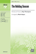 Cover icon of The Holiday Season sheet music for choir (TTB: tenor, bass) by Kay Thompson and Mark Hayes, intermediate skill level