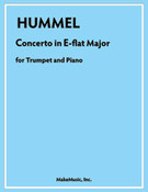Cover icon of Hummel Concerto in B-flat Major for Trumpet and Piano sheet music for chamber ensemble by Johann Nepomuk Hummel, classical score, easy/intermediate skill level