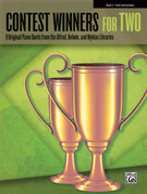 Cover icon of Contest Winners for Two, Book 3: 9 Original Piano Duets from the Alfred, Belwin, and Myklas Libraries sheet music for piano four hands by Anonymous, easy/intermediate skill level