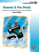 Cover icon of Famous and Fun Duets, Book 2: 6 Duets for One Piano, Four Hands sheet music for piano four hands by Anonymous, easy/intermediate skill level