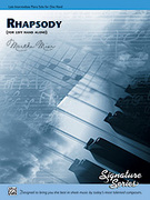 Cover icon of Rhapsody (for left hand alone) - Piano Solo sheet music for piano solo by Martha Mier, intermediate skill level