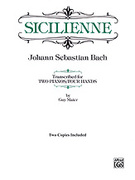 Cover icon of Sicilienne - Piano Duo (2 Pianos, 4 Hands) sheet music for piano four hands by Johann Sebastian Bach, classical score, easy/intermediate skill level