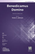 Cover icon of Benedicamus Domino sheet music for choir SSA (with Opt. Trumpet) by Victor Johnson and Victor Johnson, intermediate skill level