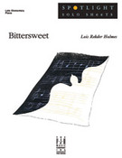 Cover icon of Bittersweet sheet music for piano solo by Lois Rehder Holmes, intermediate skill level