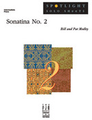 Cover icon of Sonatina No. 2 sheet music for piano solo by Bill Medley, intermediate skill level